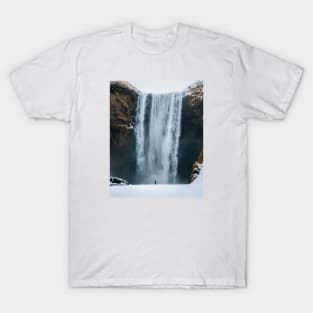 Snowy Waterfall T-Shirt